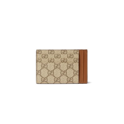 GUCCI GG EMBLEM CARD CASE 821208 (12*8cm)